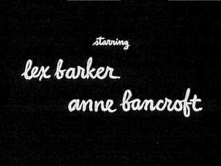 Starring Lex Barker - Anne Bancroft
